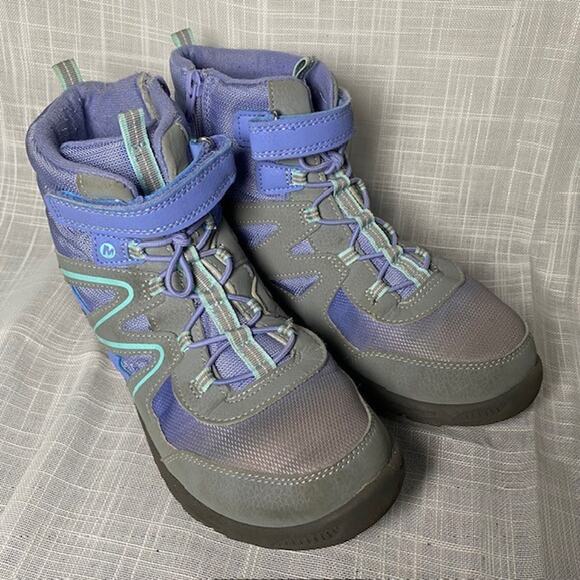 Merrell Polar Trekker Waterproof Snow Boots Womens 7 Purple - Picture 2 of 7